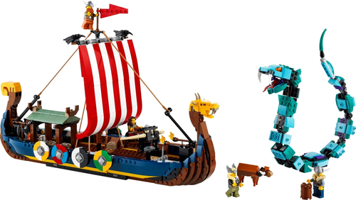 Lego Creator 3in1 Set 31132 Wikingerschiff mit Midgardschlange Neu OVP