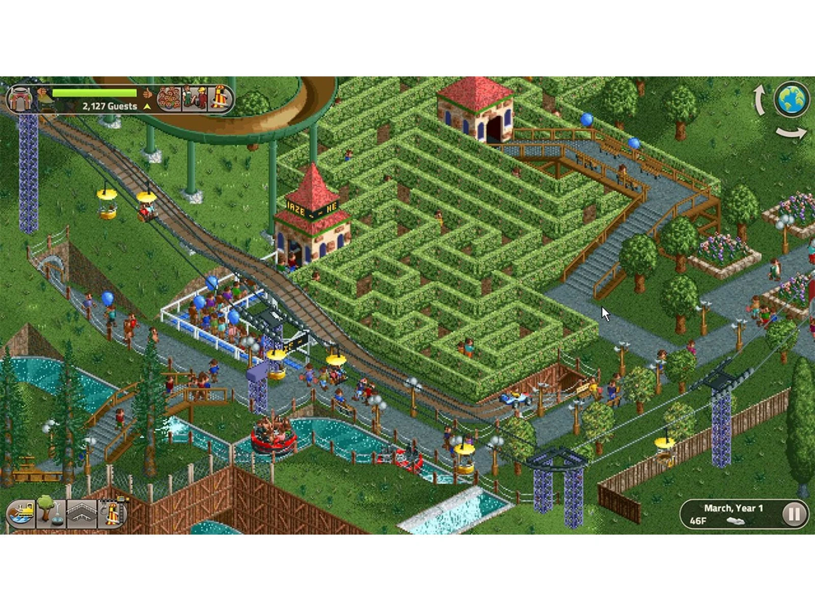 RollerCoaster Tycoon Classic – Nintendo Switch (EU-Version, englisches Cover)