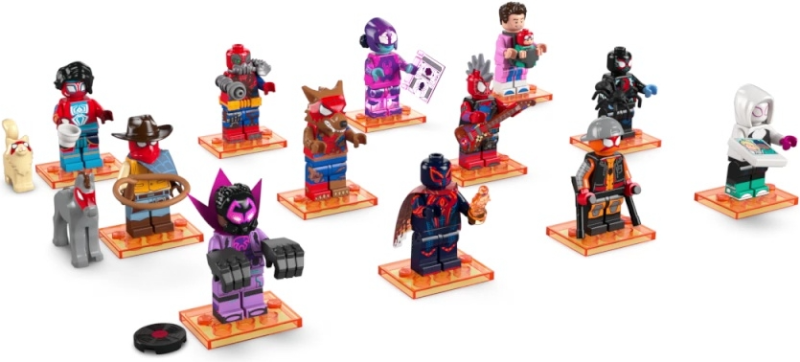 LEGO® Minifiguren 71050 – Spider-Man: Across the Spider-Verse – Vollständiger 12er-Satz