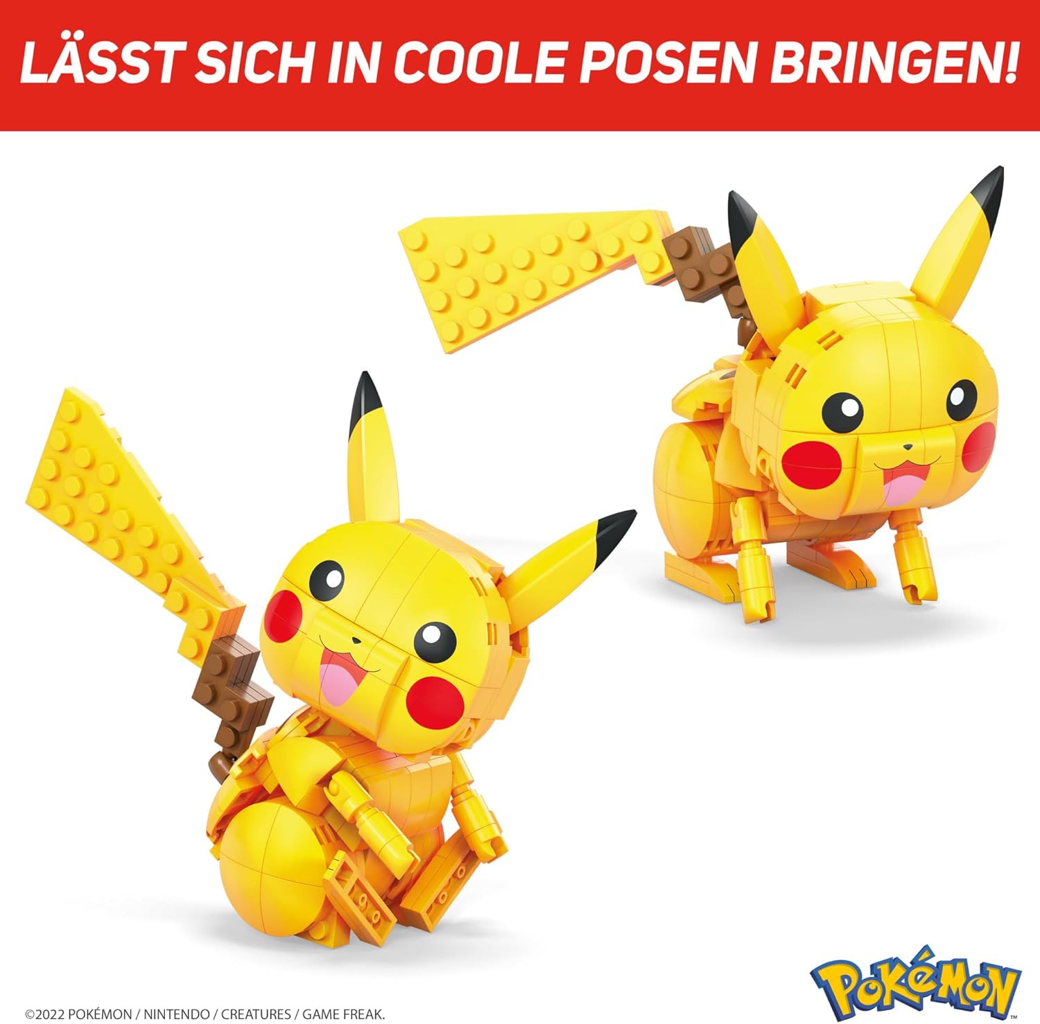 Mega Pokémon – Pikachu Bauset (211 Teile) Neu OVP