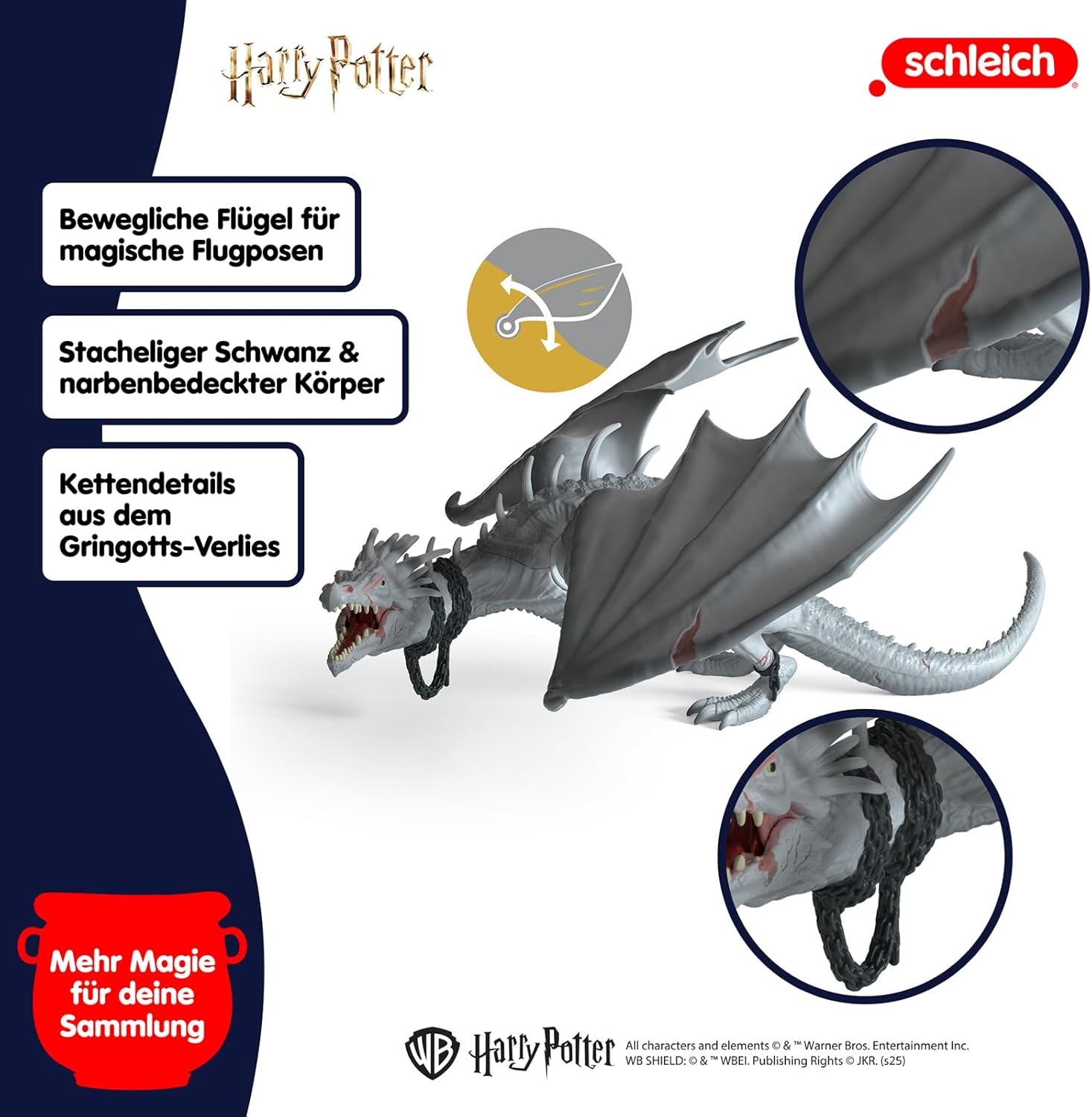 Schleich Harry Potter™ – Ukrainischer Eisenbauch Drache