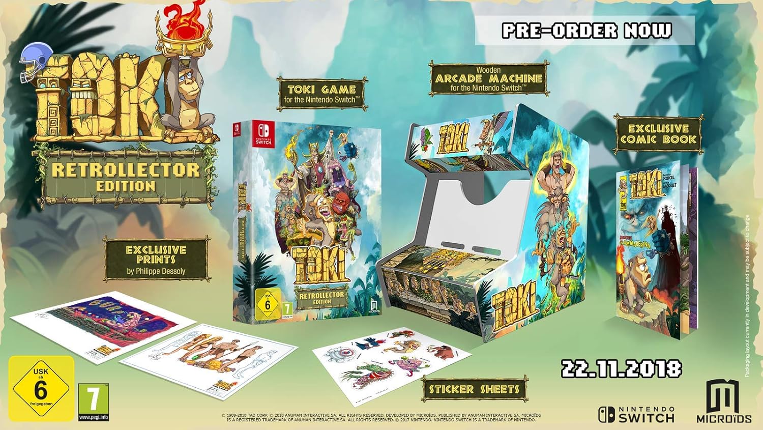 Toki – Retrollector Edition – Nintendo Switch | Neu & verschweißt | EU-Version