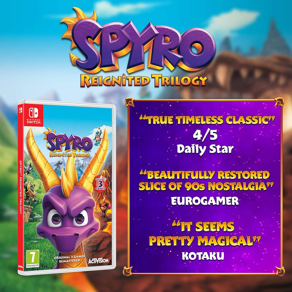Spyro Reignited Trilogy – Nintendo Switch (EU-Version, englisches Cover)