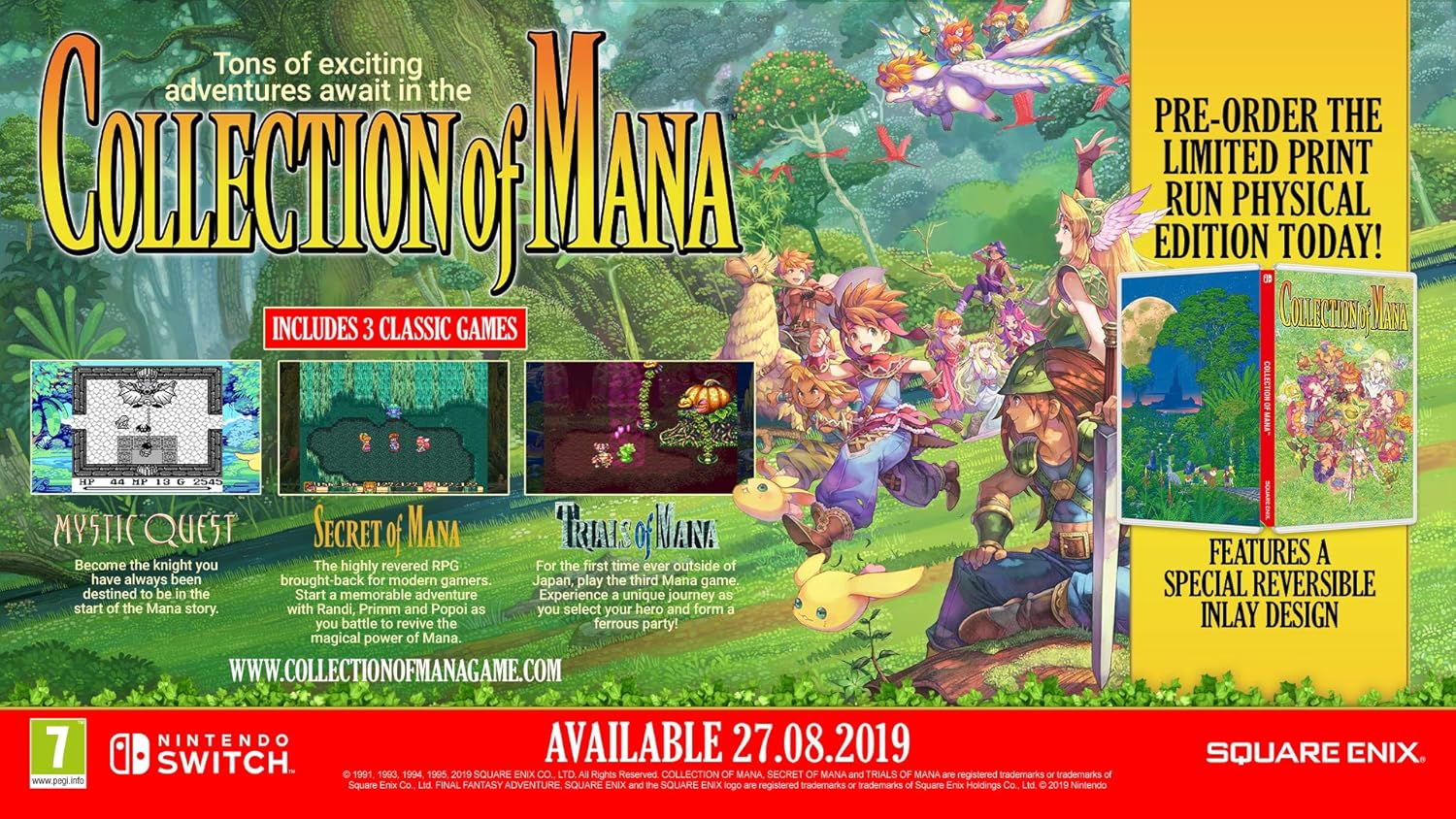 Collection of Mana – Nintendo Switch (EU-Version, englisches Cover)