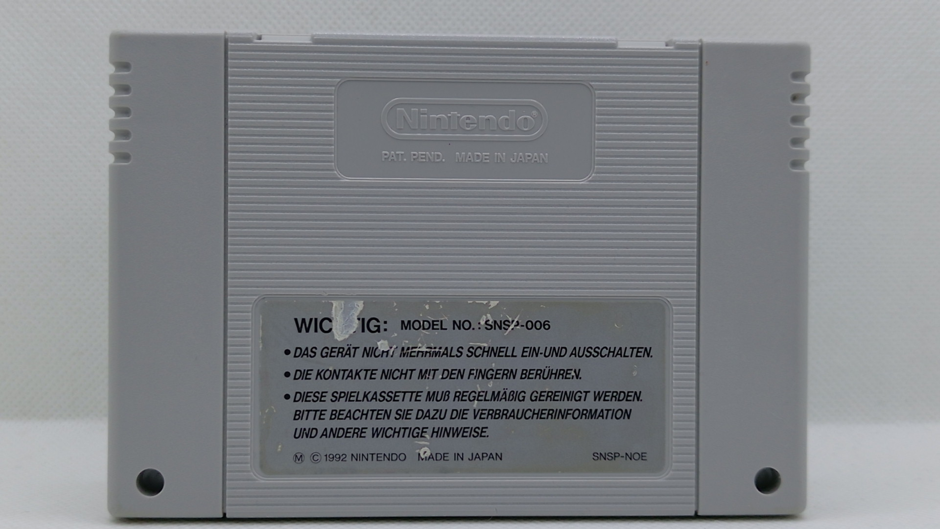 Die Schlümpfe – Reisen um die Welt – SNES PAL Modul