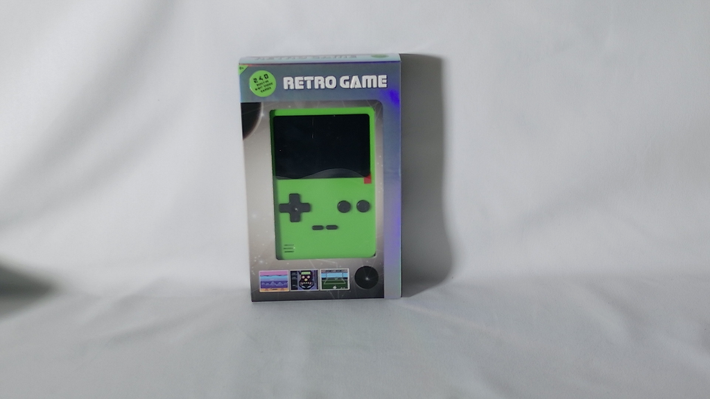 Retro Game Handheld-Konsole – 240 Spiele in einem Gerät (Grün)