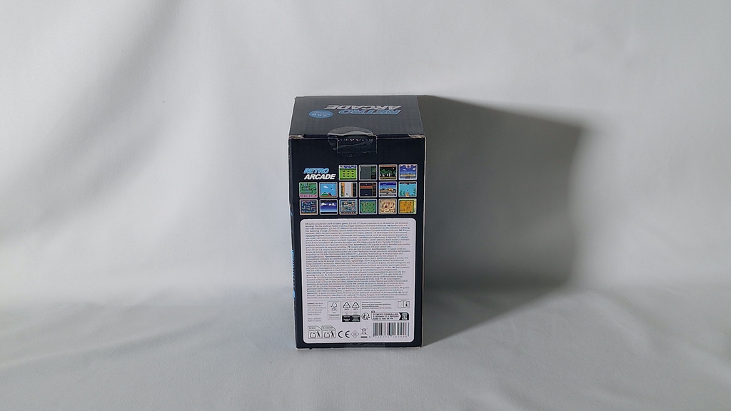 Retro Arcade Mini-Spielautomat – 200 integrierte Spiele (8-Bit, Blau)