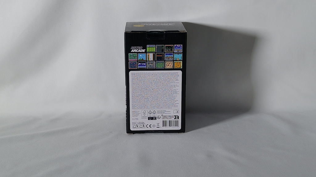 Retro Arcade Mini-Spielautomat – 200 integrierte Spiele (8-Bit, Grau)