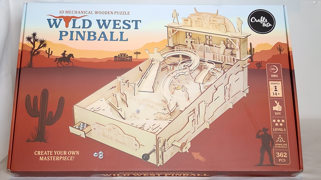 Crafts & Co – 3D Holzpuzzle „Wild West Pinball