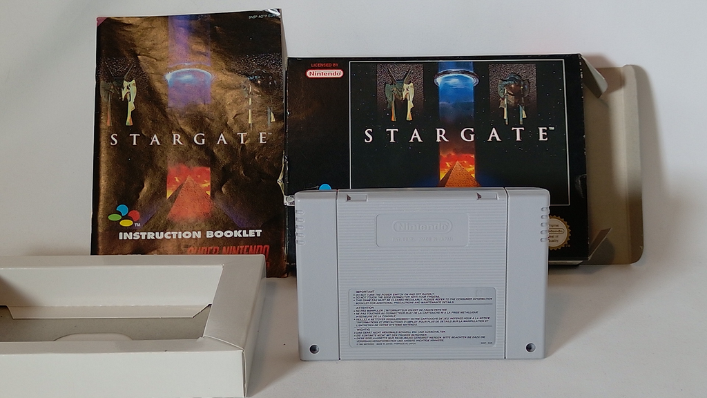 Stargate – SNES PAL (mit Box, Anleitung & Inlay, geprüfter Zustand)