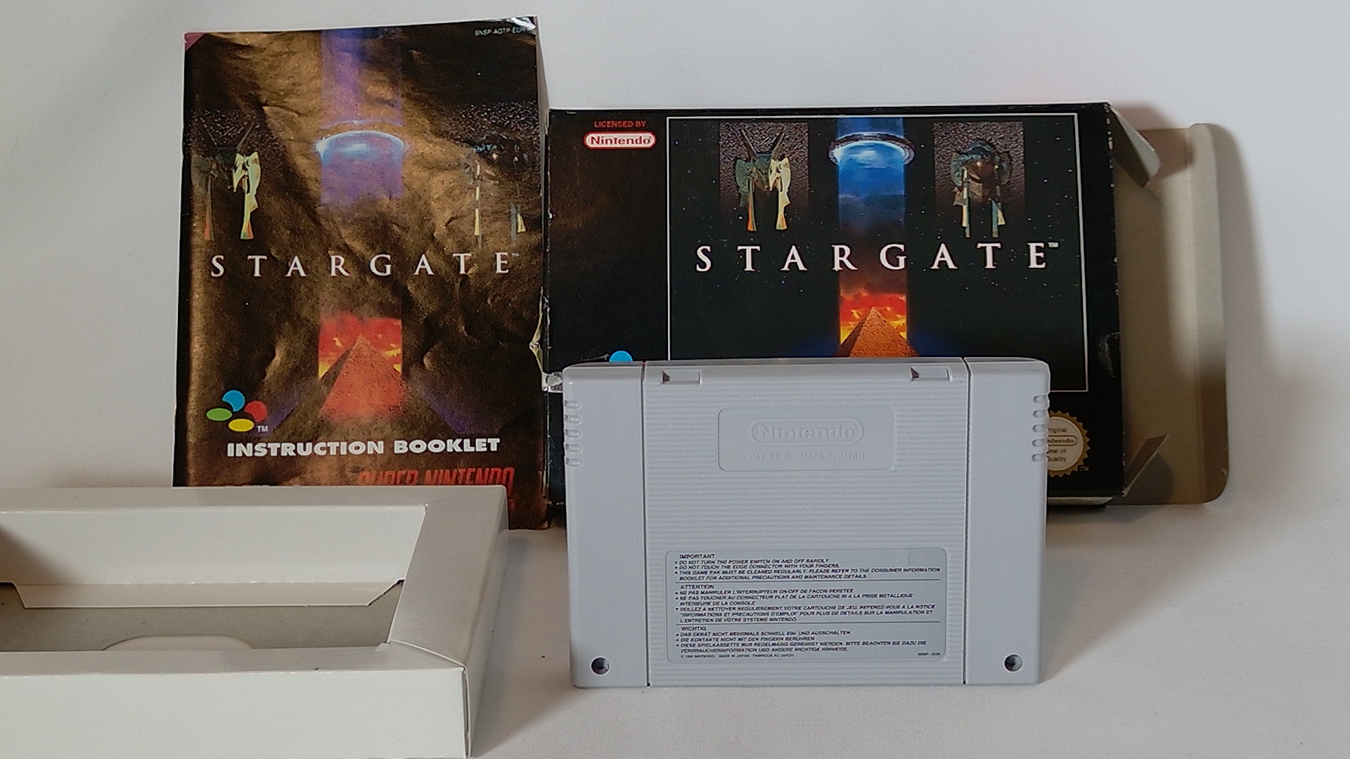 Stargate – SNES PAL (mit Box, Anleitung & Inlay, geprüfter Zustand)
