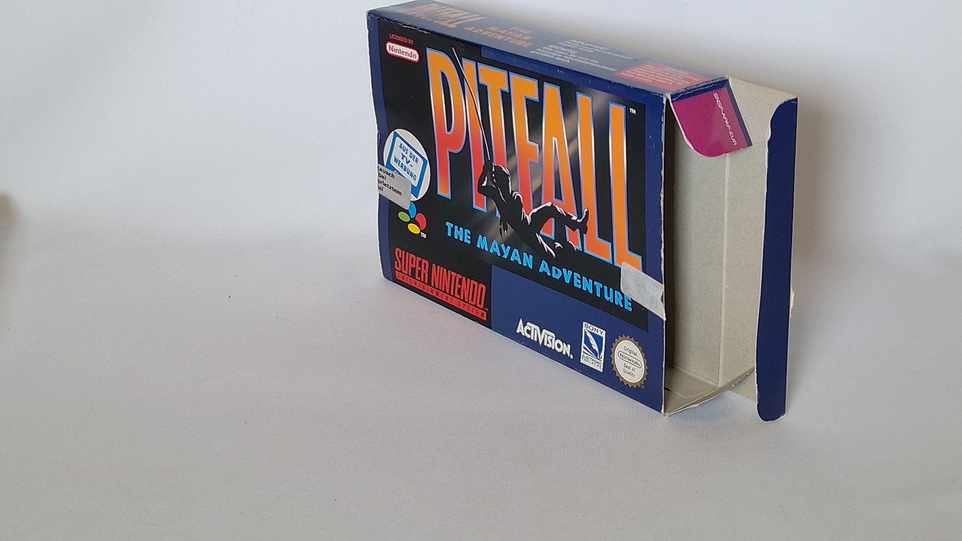 Pitfall: The Mayan Adventure – SNES PAL (mit Box, Anleitung & Inlay, geprüfter Zustand)