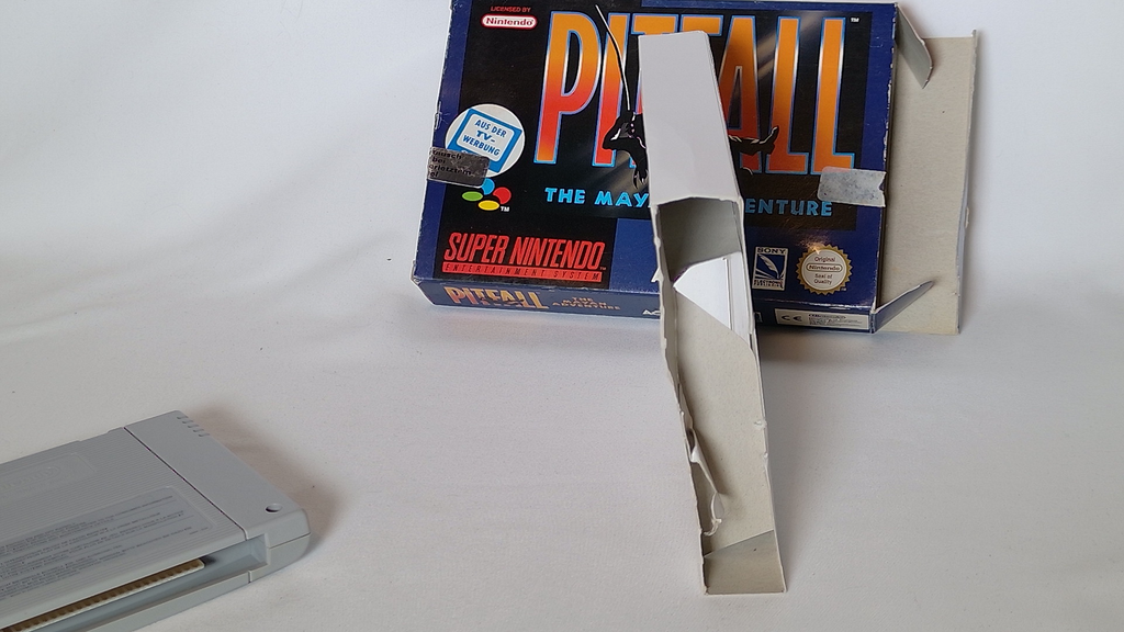 Pitfall: The Mayan Adventure – SNES PAL (mit Box, Anleitung & Inlay, geprüfter Zustand)