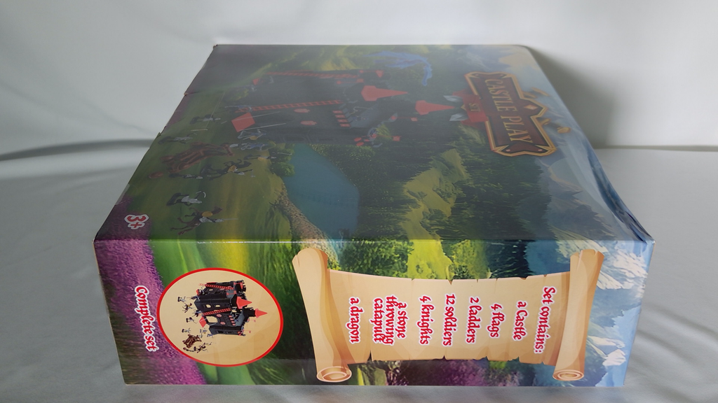 Castle Play Set – Ritterburg mit Figuren & Drache
