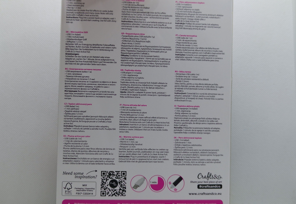 Crafts & Co Heat Active Pen – Starter Kit