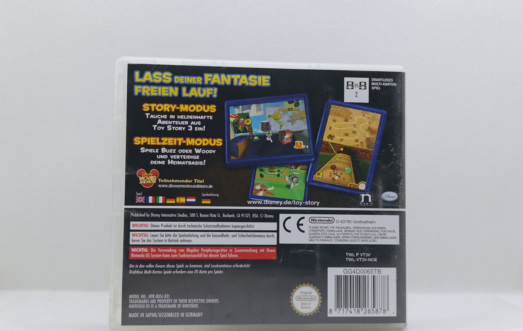 Nintendo DS –Toy Story 3 – Komplett mit OVP & Anleitung