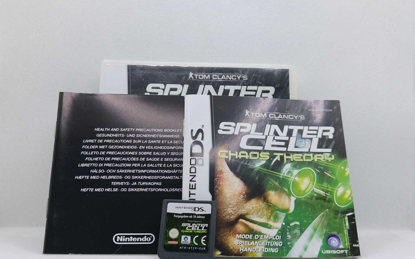 Nintendo DS – Splinter Cell: Chaos Theory – OVP & Anleitung – Guter Zustand