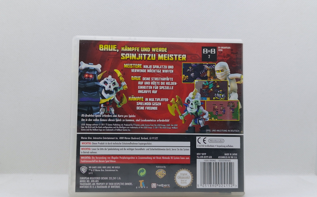 Nintendo DS – LEGO Ninjago Das Videospiel – OVP & Anleitung – Guter Zustand