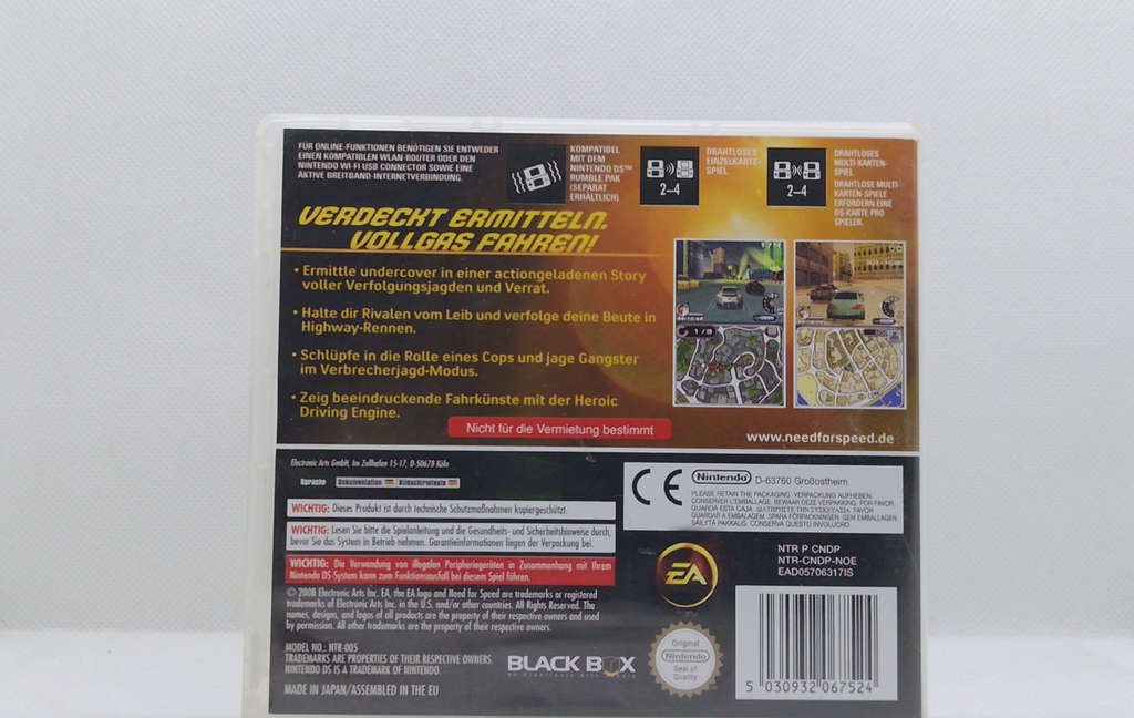 Nintendo DS – Need for Speed: Undercover – OVP & Anleitung – Guter Zustand