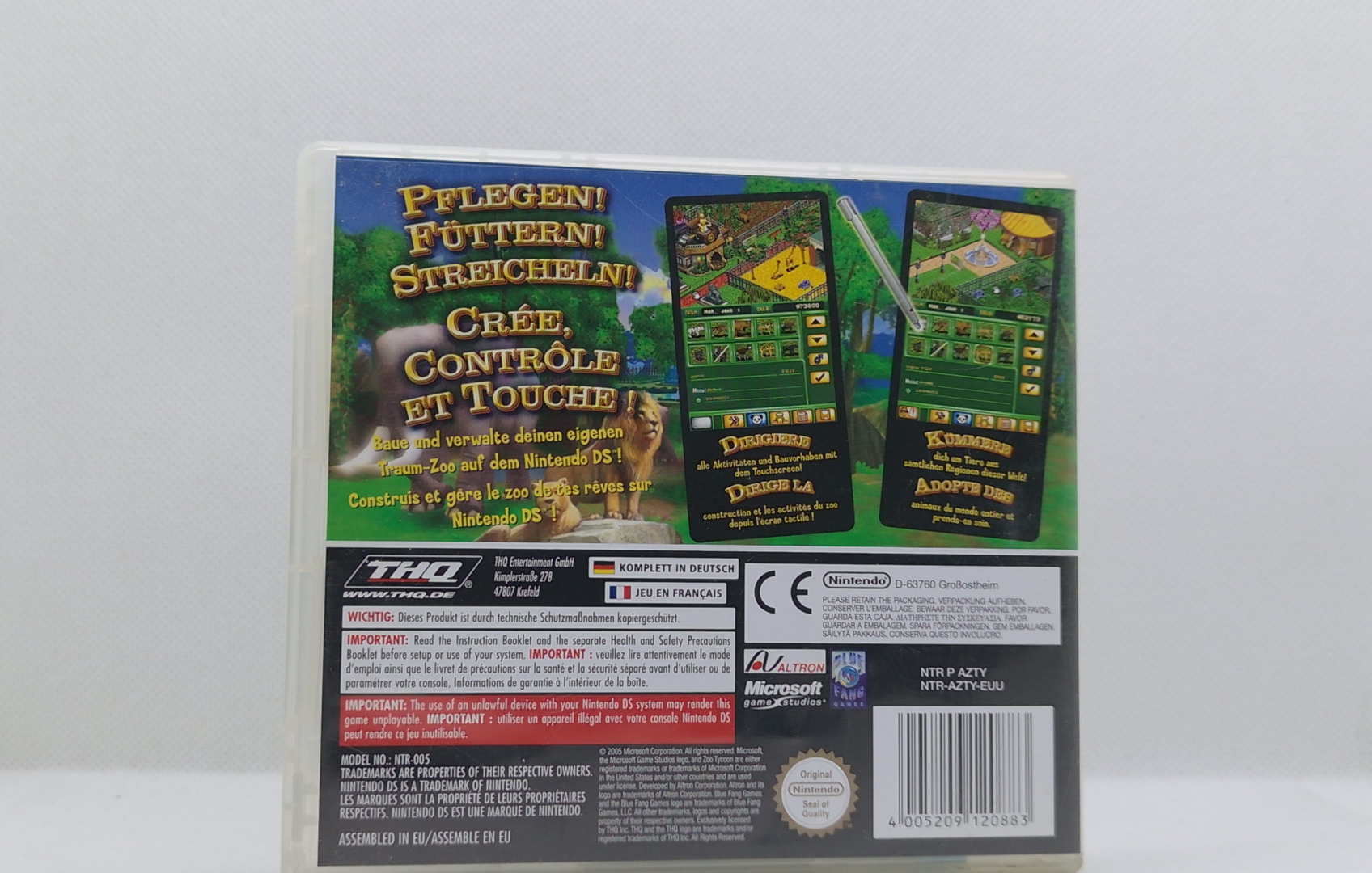 Nintendo DS – Zoo Tycoon DS – OVP & Anleitung – Guter Zustand