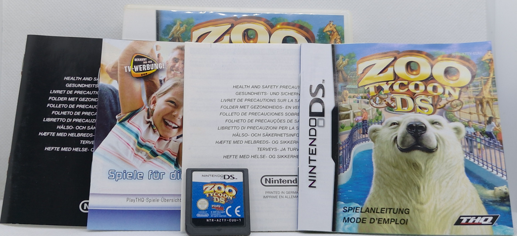 Nintendo DS – Zoo Tycoon DS – OVP & Anleitung – Guter Zustand