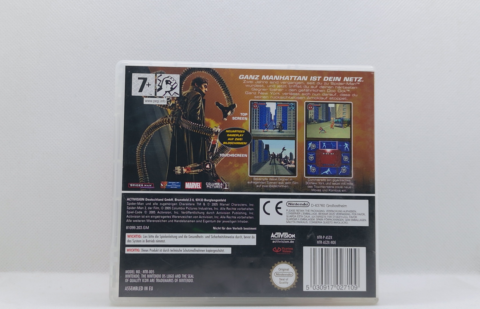 Nintendo DS – Spider-Man 2 – OVP & Anleitung – Sehr guter Zustand