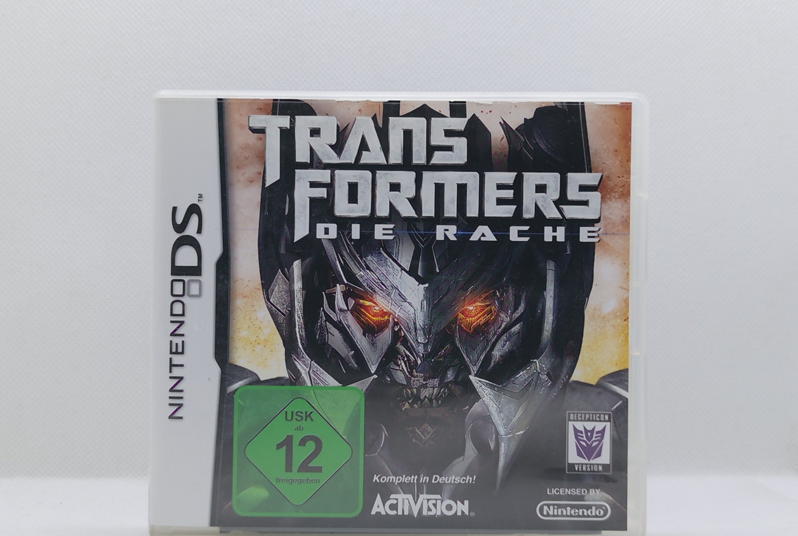 Nintendo DS Transformers Die Rache (Decepticon Version) – komplett – guter Zustand