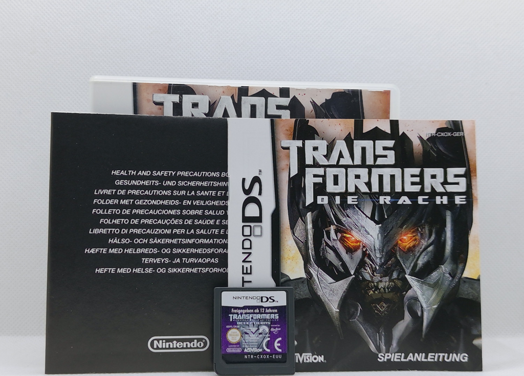 Nintendo DS Transformers Die Rache (Decepticon Version) – komplett – guter Zustand