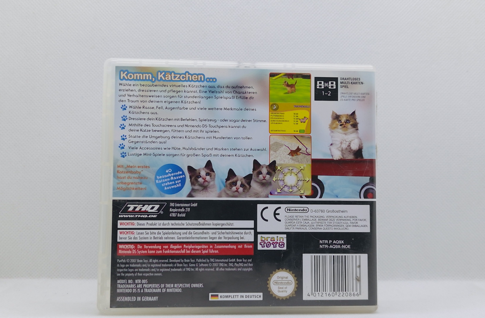 Nintendo DS – Mein erstes Katzenbaby – OVP – Sehr guter Zustand