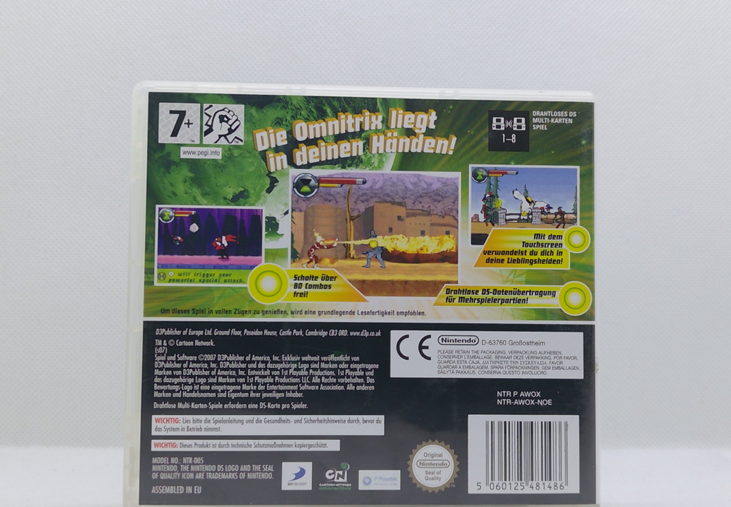 Nintendo DS – Ben 10: Protector of Earth – OVP & Anleitung – Guter Zustand