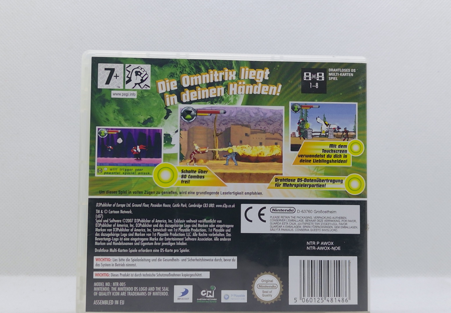 Nintendo DS – Ben 10: Protector of Earth – OVP & Anleitung – Guter Zustand