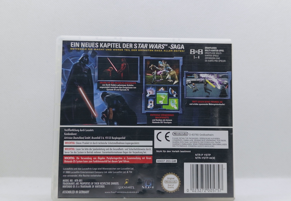 Nintendo DS – Star Wars: The Force Unleashed – OVP & Anleitung – Guter Zustand