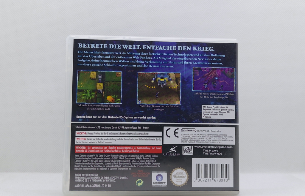 Nintendo DS – Avatar: Das Spiel – OVP & Anleitung – Sehr guter Zustand