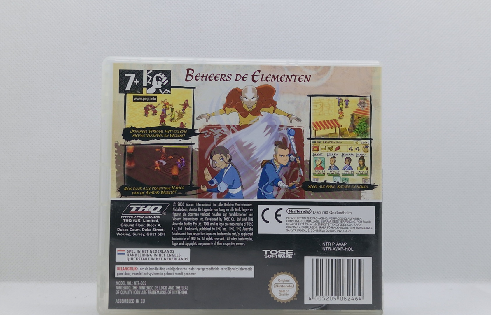 Nintendo DS – Avatar: De Legende van Aang – OVP & Anleitung – Guter Zustand