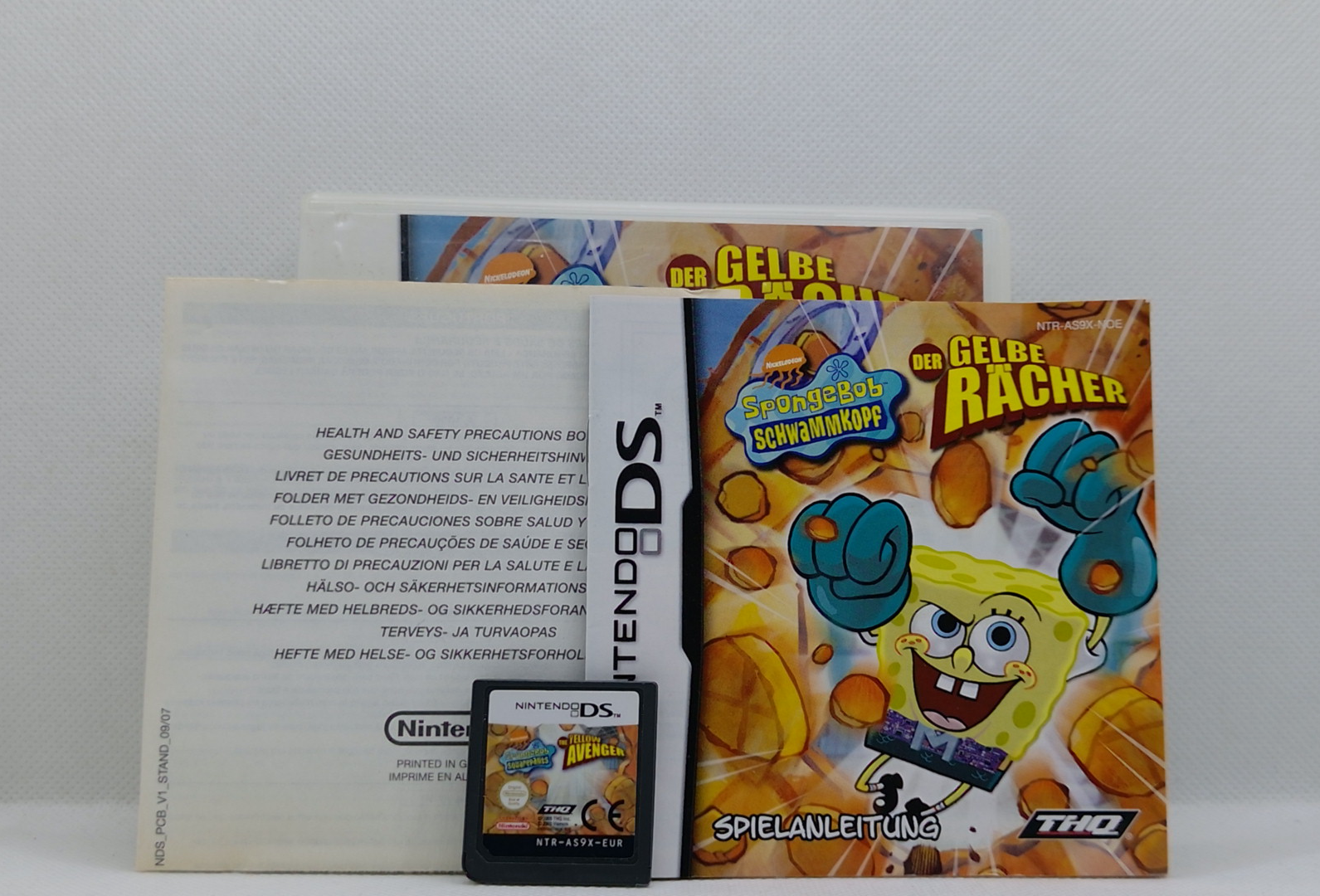 Nintendo DS – SpongeBob: Der gelbe Rächer – OVP & Anleitung – Guter Zustand