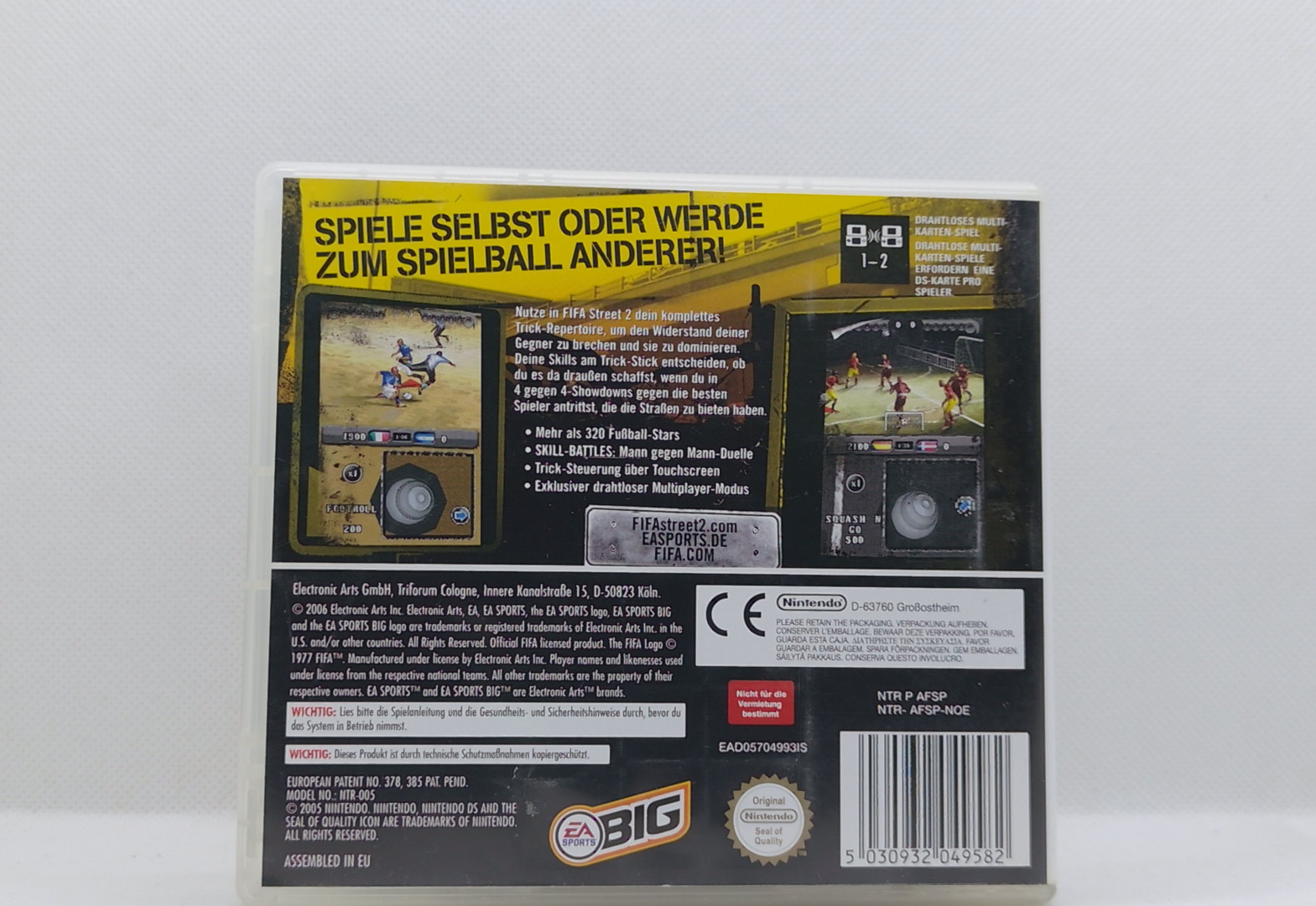 Nintendo DS – FIFA Street 2 – OVP & Anleitung – Guter Zustand