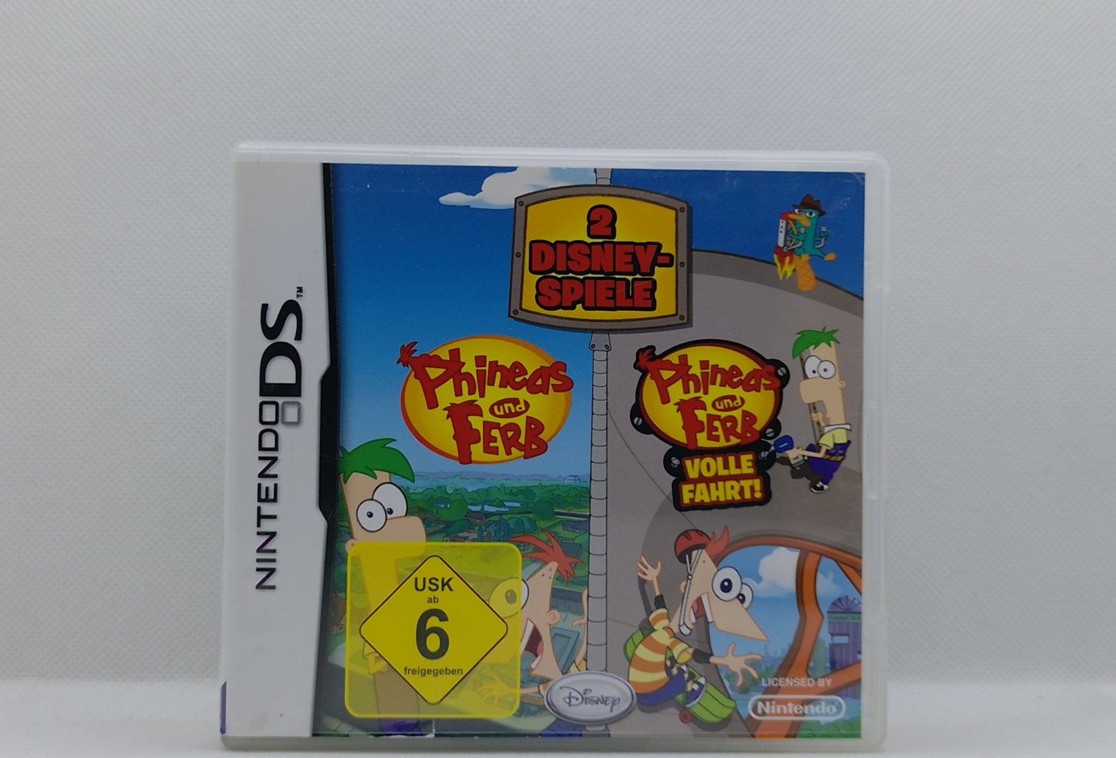 Nintendo DS – Phineas & Ferb: 2 Disney-Spiele – OVP & Anleitung – Guter Zustand