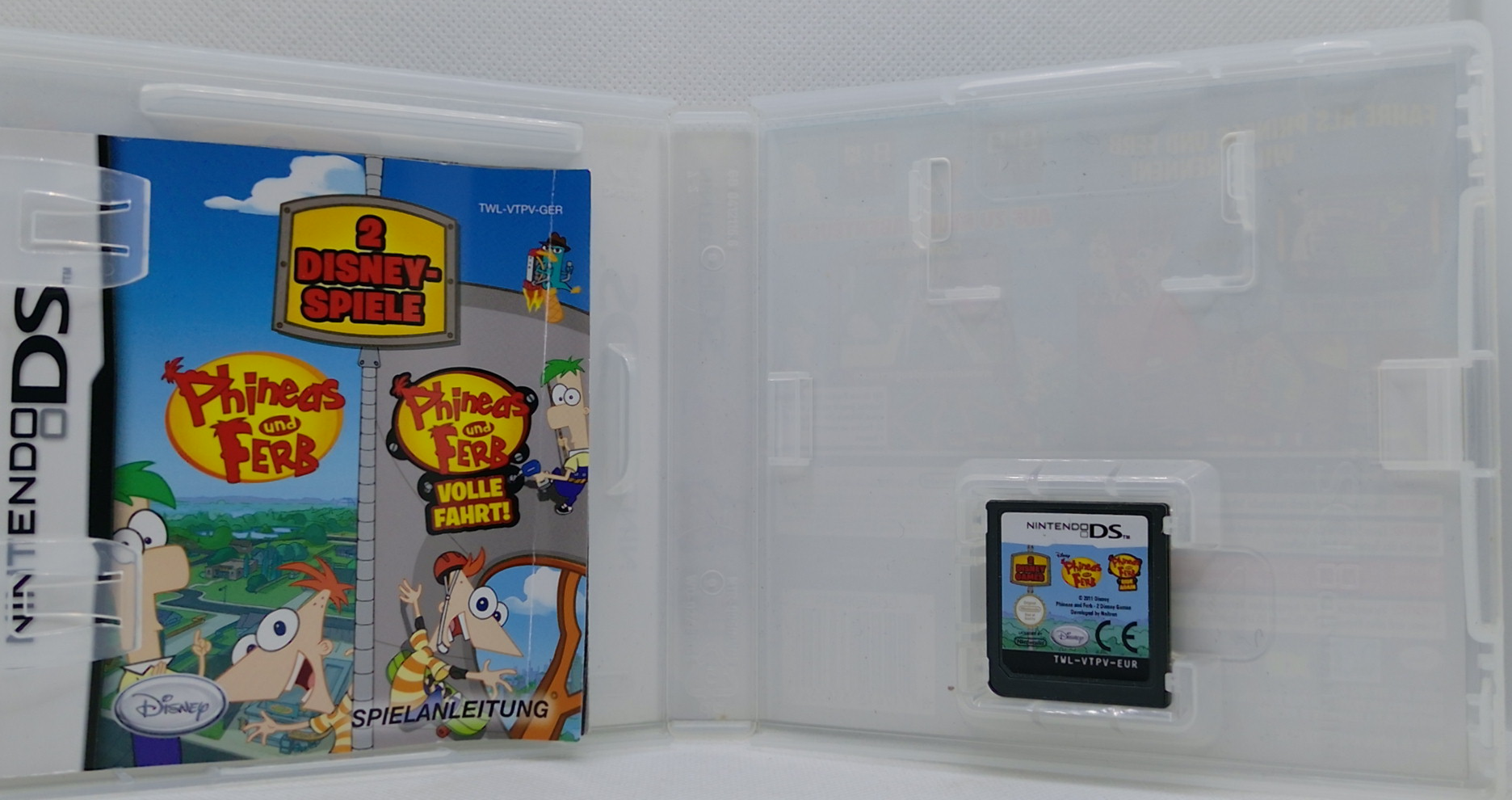 Nintendo DS – Phineas & Ferb: 2 Disney-Spiele – OVP & Anleitung – Guter Zustand