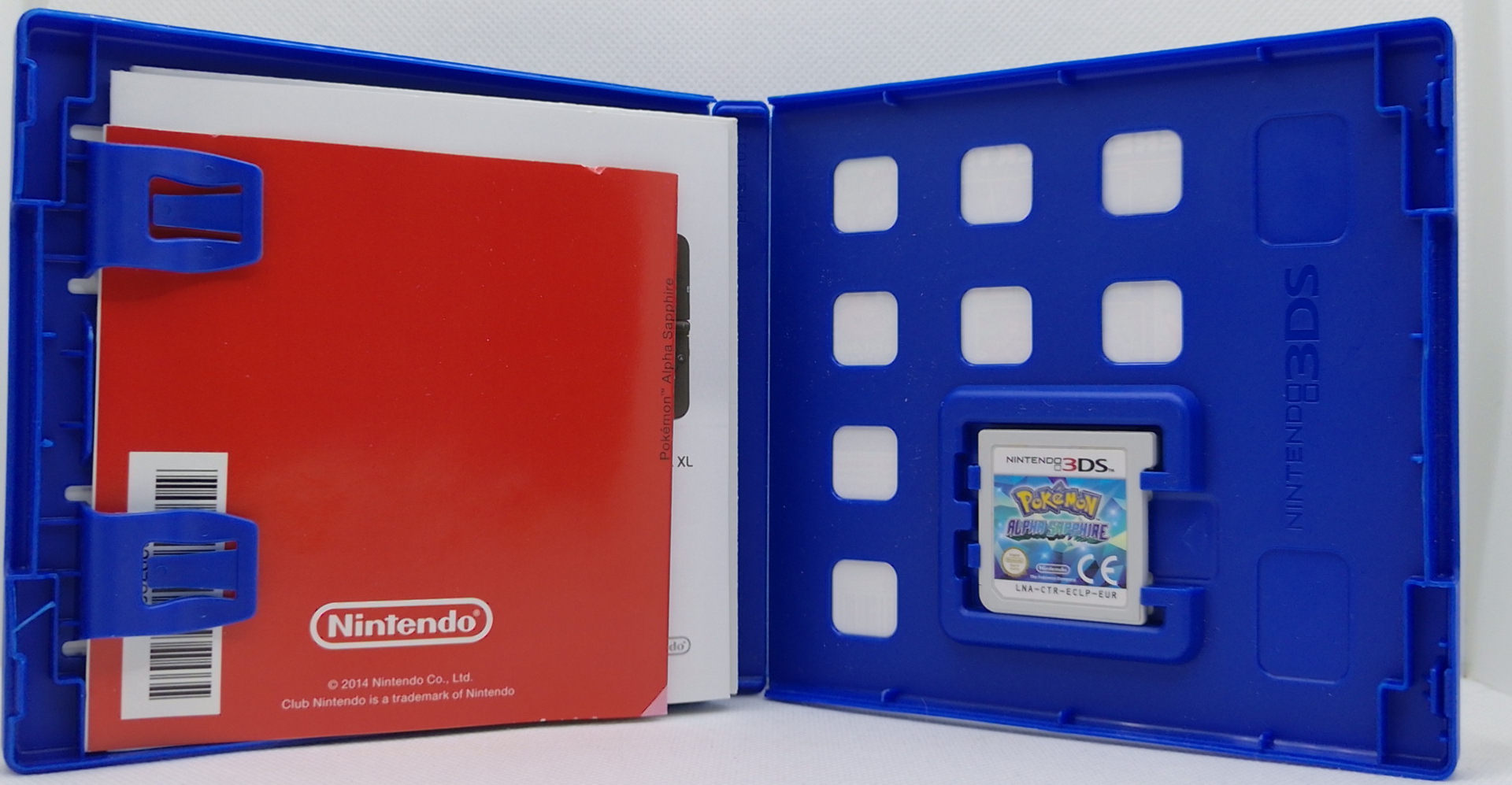 Nintendo 3DS – Pokémon Alpha Saphir – OVP & Hinweise – Sehr guter Zustand