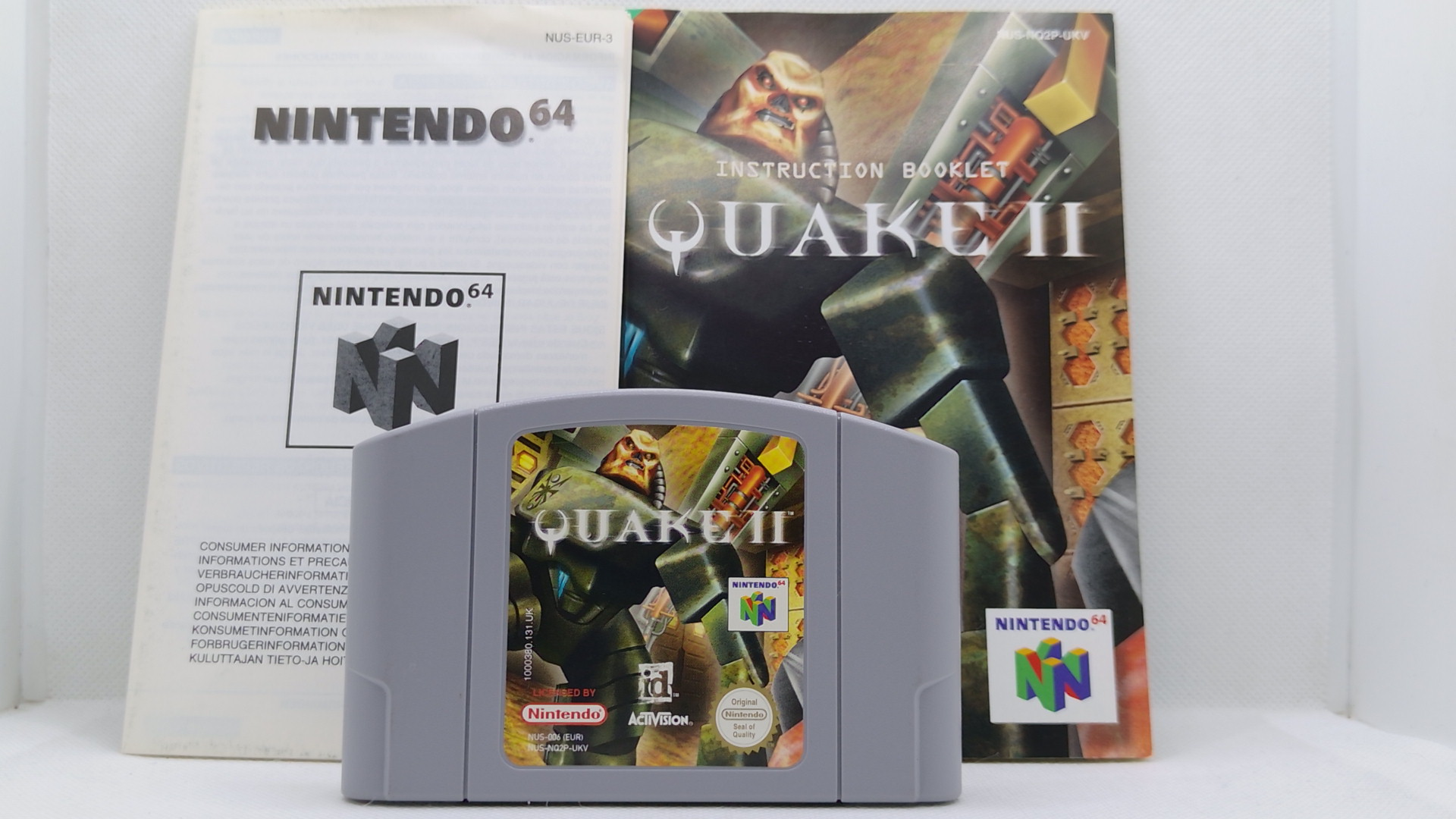 Nintendo 64 PAL Quake II OVP & Anleitung  (gebraucht)