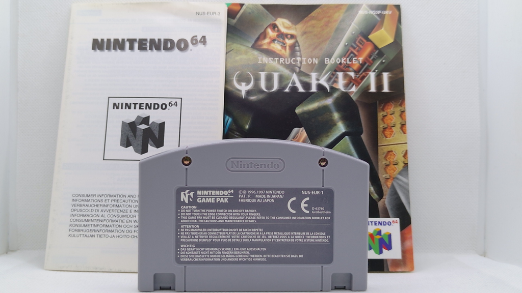 Nintendo 64 PAL Quake II OVP & Anleitung  (gebraucht)