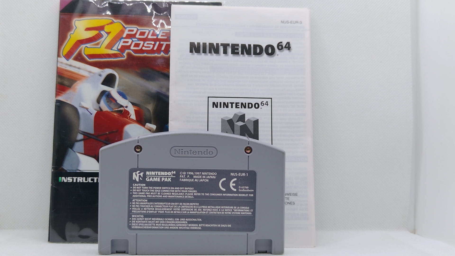 Nintendo 64 (PAL) – F1 Pole Position 64 (gebraucht)