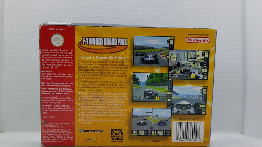 Nintendo 64 PAL F-1 World Grand Prix (gebraucht)