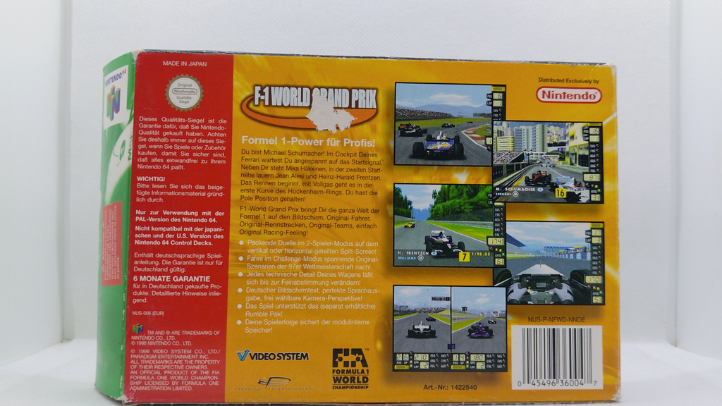 Nintendo 64 PAL F-1 World Grand Prix (gebraucht)