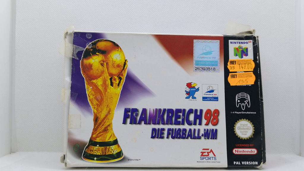 Nintendo 64 PAL Frankreich 98: Die Fußball-WM (gebraucht)