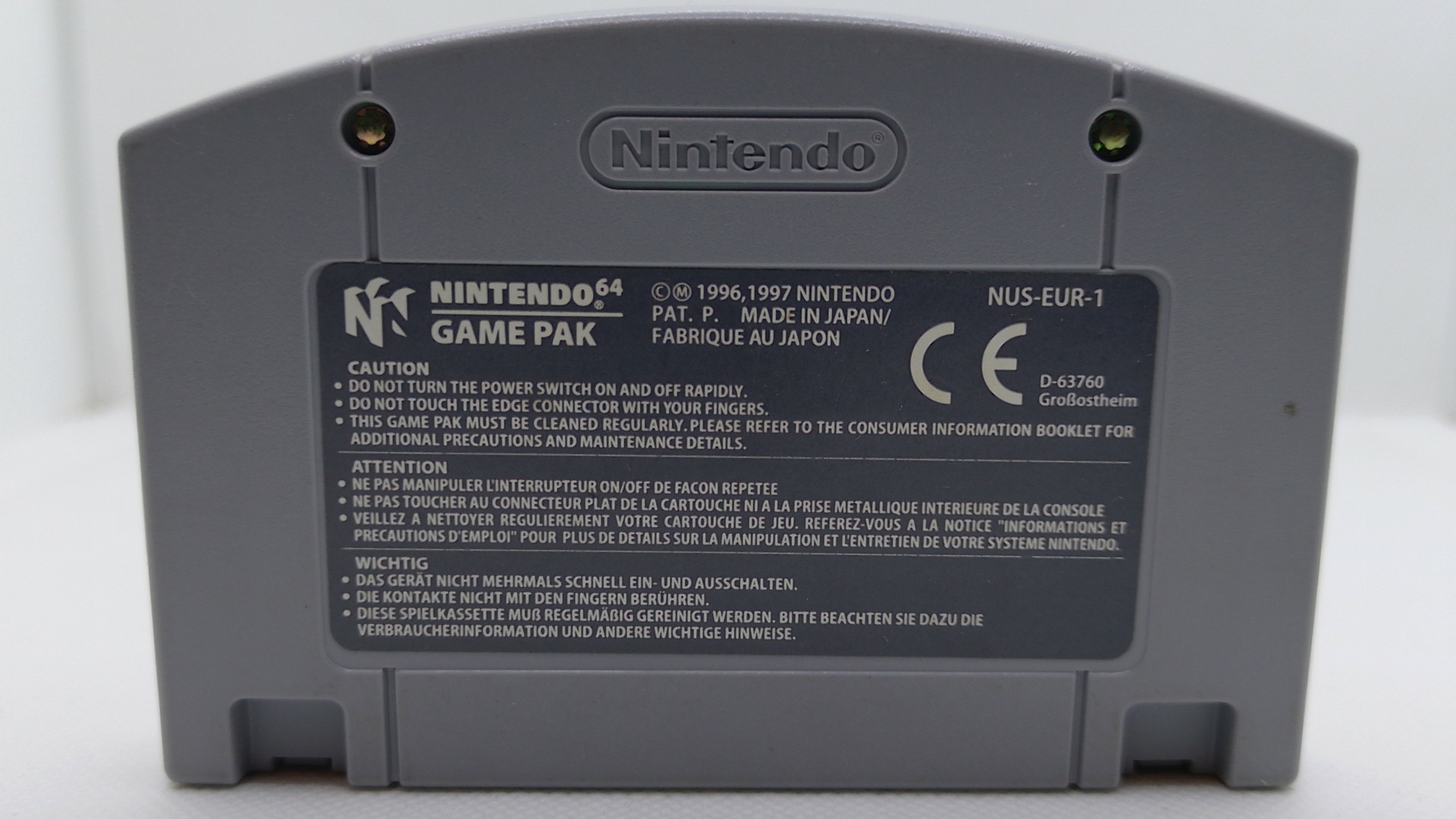 Nintendo 64 PAL International Superstar Soccer 98 (gebraucht)