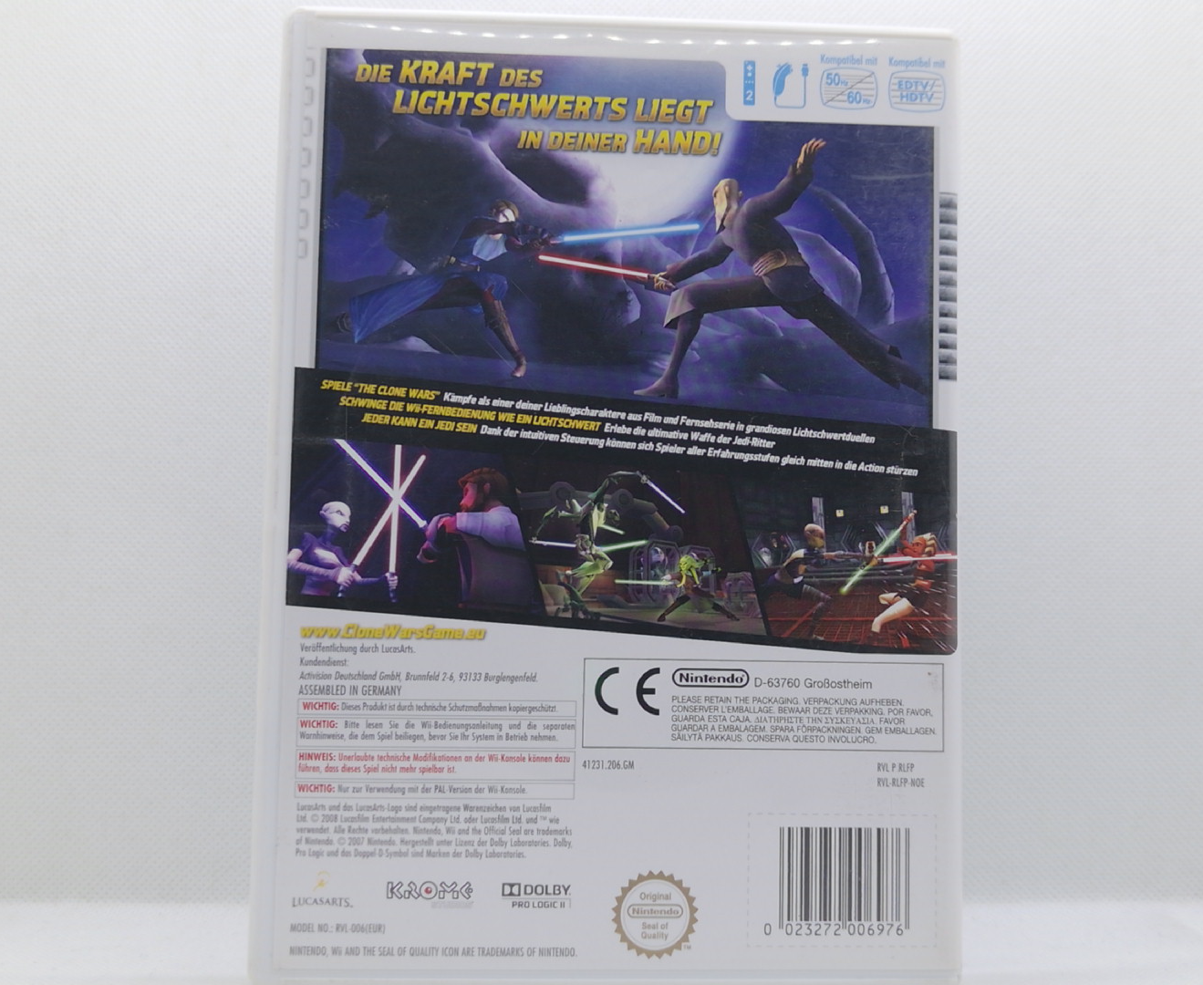 Nintendo Wii Star Wars: The Clone Wars – Lichtschwert-Duelle