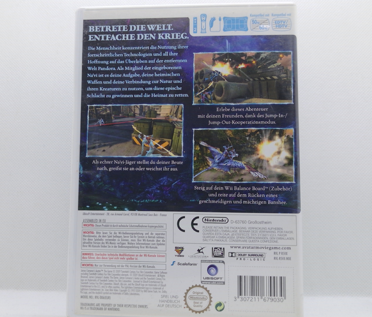 Nintendo Wii James Cameron’s Avatar – Das Spiel