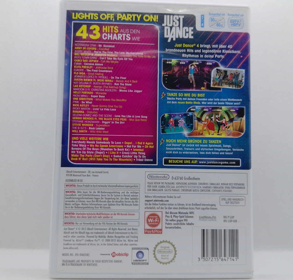 Nintendo Wii - Just Dance 4