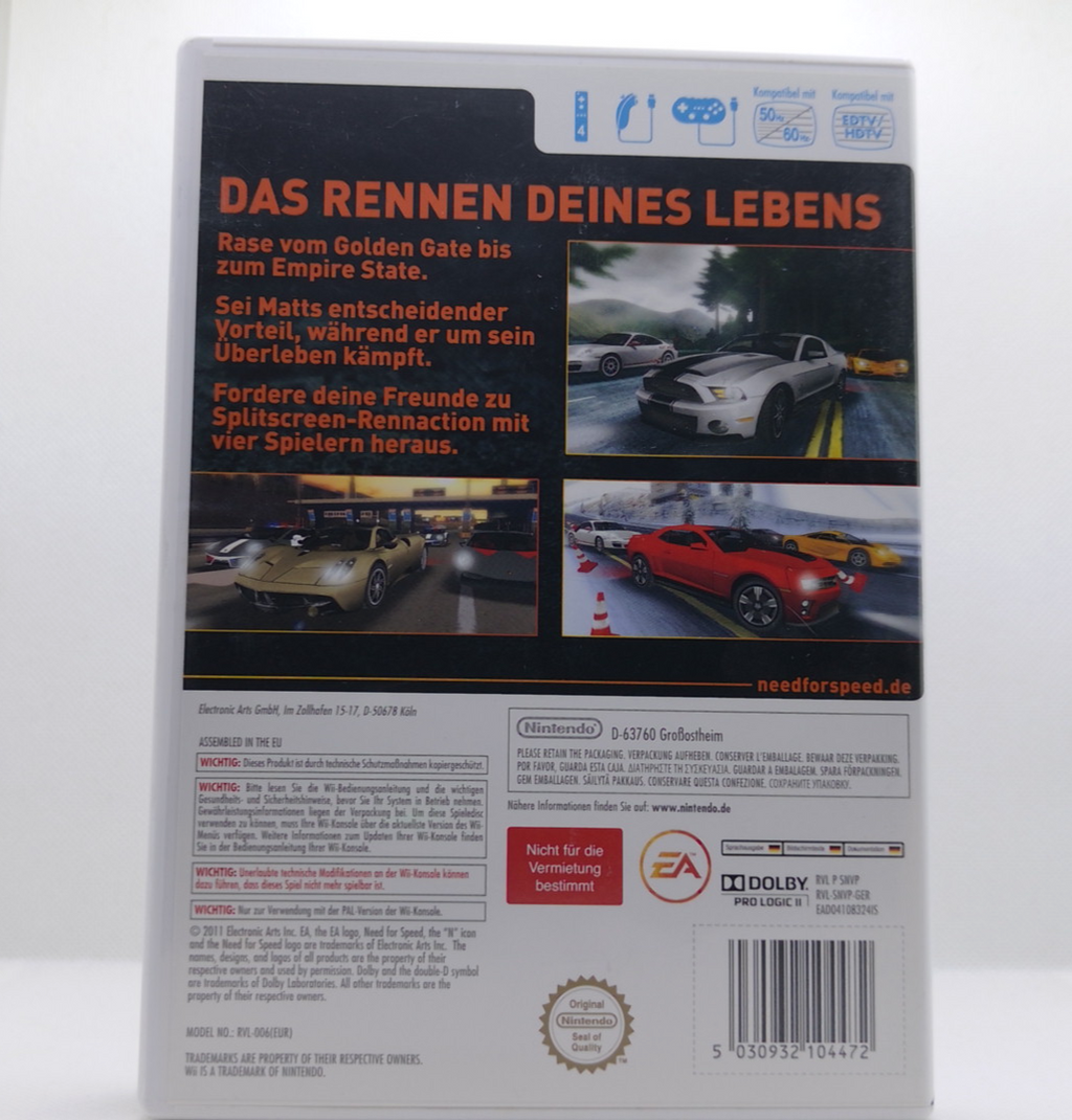 Nintendo Wii Need  for Speed: The Run (gebraucht)